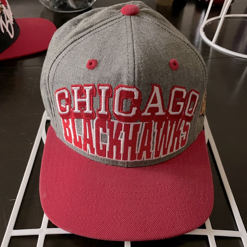 Chicago Blackhawks SnapBack. Worn but in good condition.